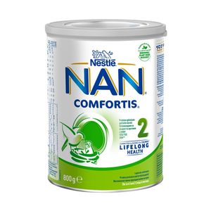 Formula de lapte bebelusi Nestle Nan Comfortis 2, de continuare, 6-12 luni, 800 g