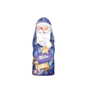 Figurina de ciocolata Milka Mos Craciun, 90 g