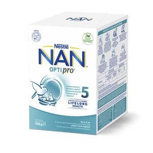 Formula de lapte praf pentru copii Nestle Nan Optipro 5, de la 3 ani, 700 g