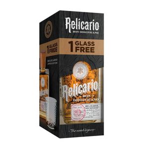 Rom Relicario Superior, 40% alcool, 0.7 l + pahar