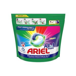 Detergent capsule pentru rufe Ariel All in One PODS Color, 58 spalari