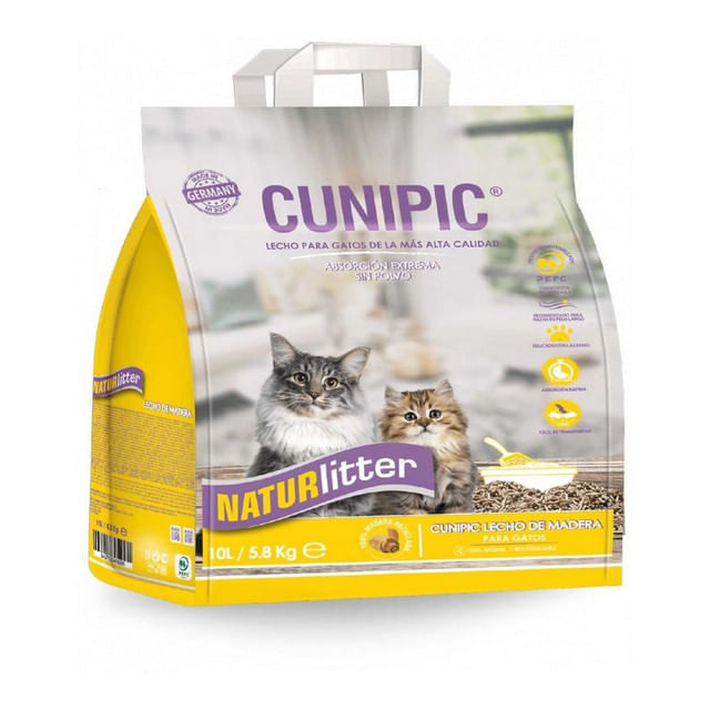Asternut pentru pisici Cunipic, 10 l, 5.8 kg | Pret avantajos - Auchan.ro