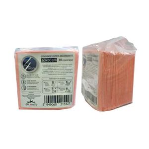 Covorase absorbante pentru catelusi 4Dog, 60 x 60 cm, 30 buc