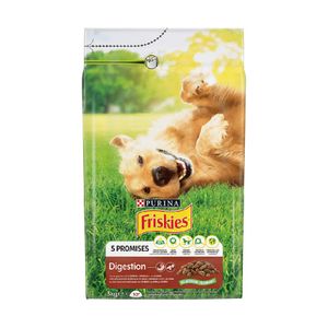 Hrana uscata pentru caini Purina Friskies Digestion cu vita, miel si cicoare, 3 kg