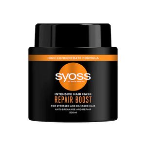 Masca de par pentru par uscat si deteriorat Syoss Intensive Repair Boost , 500 ml