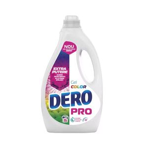 Detergent de rufe lichid Dero PRO Color Gel, 36 spalari, 1.8 l