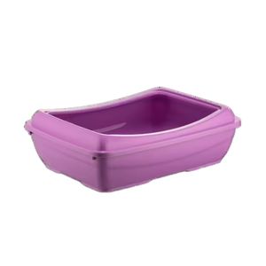 Litiera pentru pisici Miau Miau, 49.5 x 37.5 x 15 cm, violet