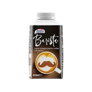 Lapte pentru cafea Zuzu Barista, 3.5% grasime, 450 ml