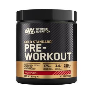 Pre Workout Optimum Nutrition On Gold Standard, Fruit Punch, 330 g