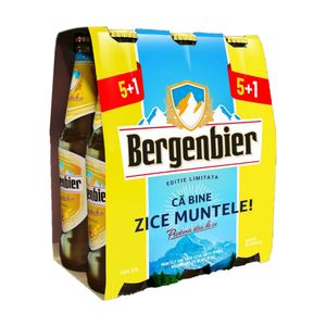 Bere blonda Bergenbier 5+1 x 0.33 l