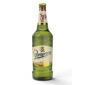 Bere blonda Staropramen, 0.75 l
