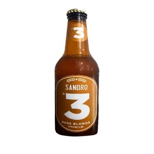 Bere blonda nefiltrata Sandro 3, 0.33 l