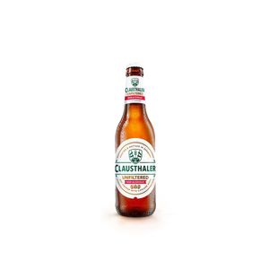 Bere blonda fara alcool nefiltrata Clausthaler, 0.33 l