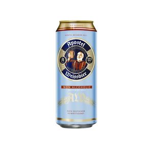 Bere alba nefiltrata fara alcool Apostel, 0.5 l