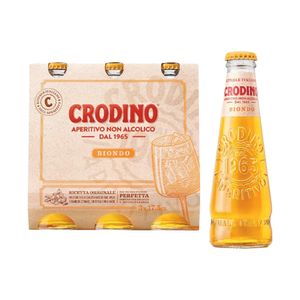 Aperitiv Crodino, 0% alcool, 3 bucati, 0.175 l