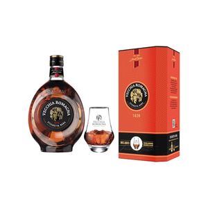 Pachet Vecchia Romagna, 38% alcool, 0.7 l + pahar