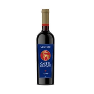 Vin rosu sec Vinarte Castel Bolovanu Novac, alcool 13%, 0.75 l