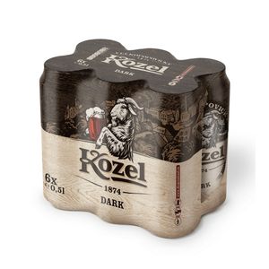 Bere neagra Kozel, doza, 6 x 0.5 l