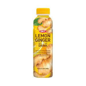Bautura racoritoare necarbogazoasa OKF cu lamaie si ghimbir, 0.5 l