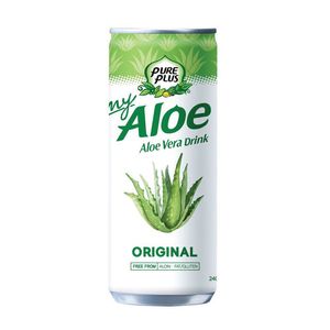 Bautura racoritoare necarbogazoasa Pure Plus Aloe Original, 0.24 l