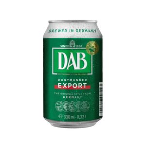 Bere blonda DAB Export, doza, 0.33 l