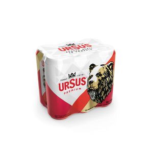 Bere blonda Ursus Premium, 6 x 0.5 l