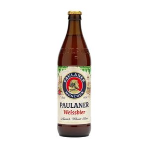 Bere alba Paulaner nefiltrata, sticla, 0.5 l