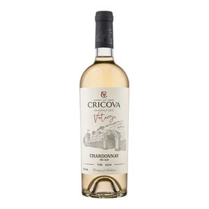 Vin alb sec Cricova, alcool 12%, 0.75 l