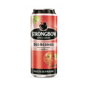 Cidru Strongbow, cu aroma de fructe de padure, 0.5 l