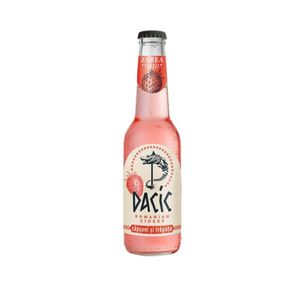 Cidru cu aroma de capsuni si fragute Dacic Romanian Ciders, 0.275 l