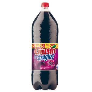 Bautura carbogazoasa cu aroma de struguri rosii Giusto, 2.5 l