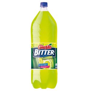 Bautura carbogazoasa Bitter Green Lemon Giusto, 2.5 l