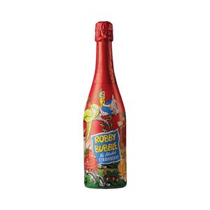 Bautura carbogazoasa cu capsuni Robby Bubble, 0.75 l