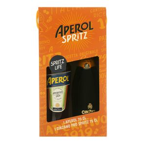 Pachet pentru cadou cocktail Aperol 0.7 l + Prosecco Cinzano 0.75L