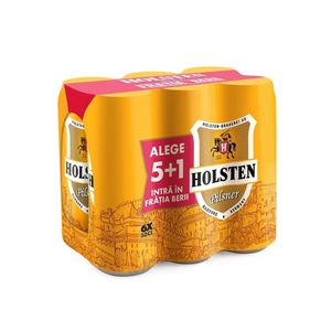 Bere blonda Holsten Pilsner, 6 x 0.5 l