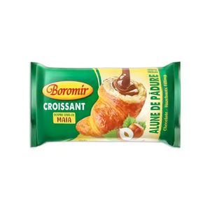 Croissant cu crema de ciocolata si alune padure Boromir, 60 g