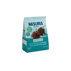 Biscuiti vegani cu cacao si orez umflat Misura, 120 g