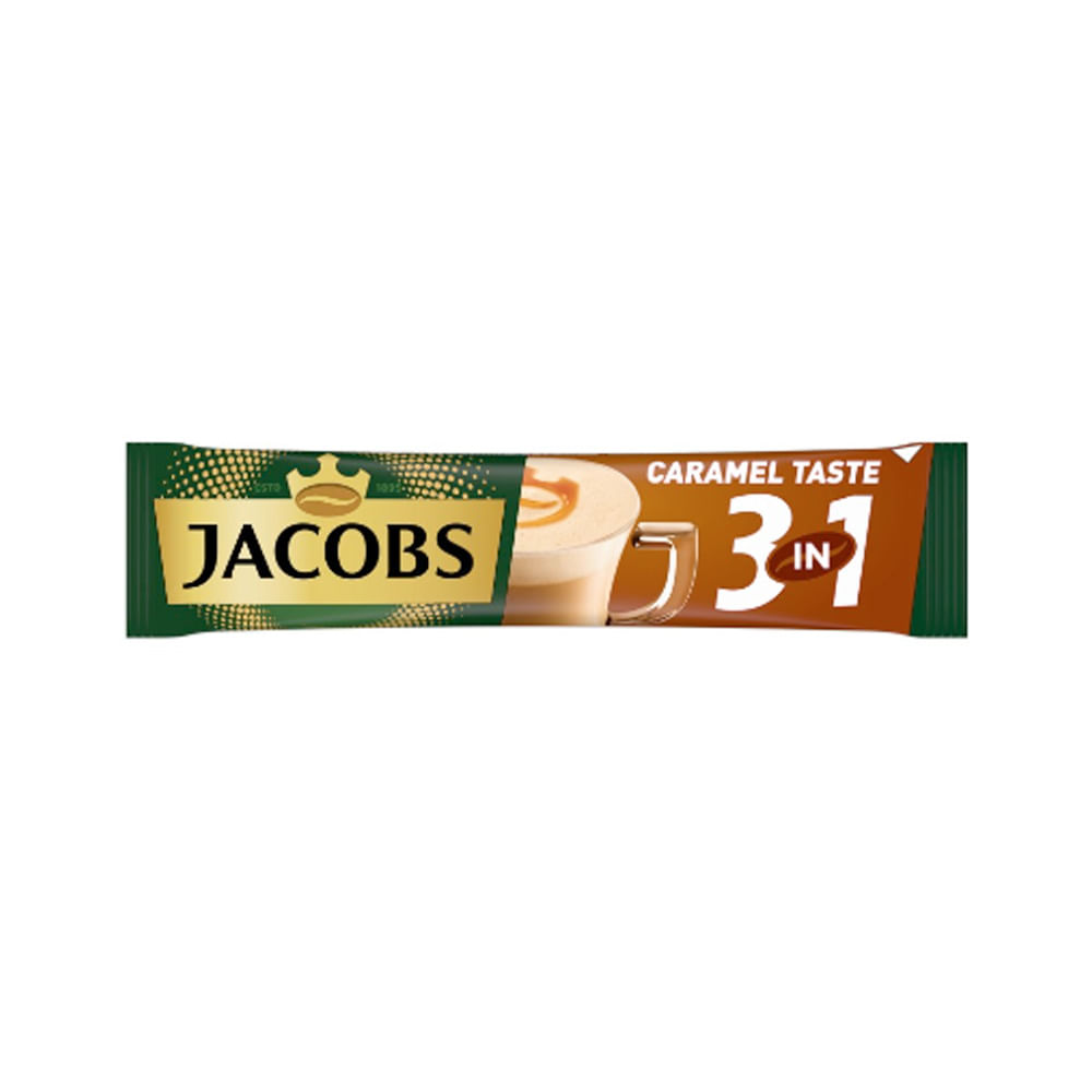 Cafea instant Jacobs 3in1 Caramel, 16.9 g Pret avantajos Auchan.ro