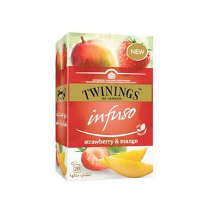 Ceai Twinings capsuni si mango, 20 plicuri