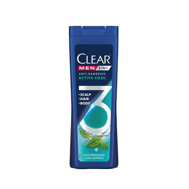 sampon-pentru-barbati-clear-men-3-in-1-active-cool-360-ml