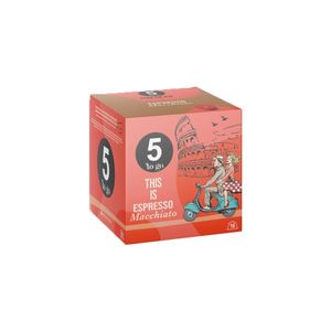 Capsule cafea 5 To Go Espresso, compatibile Dolce Gusto, 16 capsule