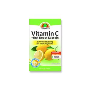 Vitamina C + Zinc Depot Sunlife, 60 capsule