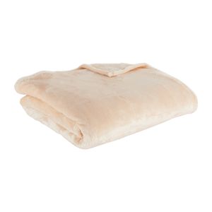 Pled din flanel Actuel, 260 g, 220 x 240 cm, bej