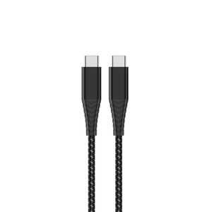 Cablu USB-C la USB-C Qilive, 1.2 m, negru