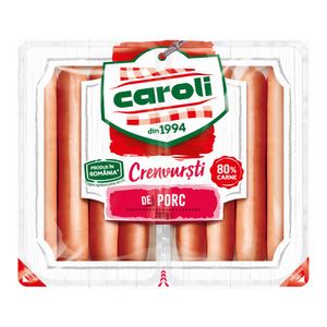 Crenvursti de porc Extra Caroli, 2 x 140 g