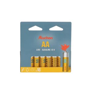 Baterii alcaline Auchan AA LR06