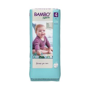 Scutece Bambo Nature Eco - Friendly, marimea 4 (tall), 7 - 14 kg, 48 bucati