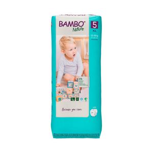 Scutece Bambo Nature Eco - Friendly, marimea 5 (tall), 12 - 18 kg, 44 bucati