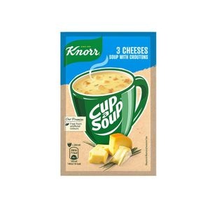 Supa instant cu branza si crutoane Knorr, 17 g