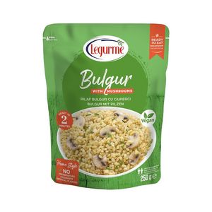 Pilaf Bulgur cu ciuperci Legurme Ready to Eat, 250 g